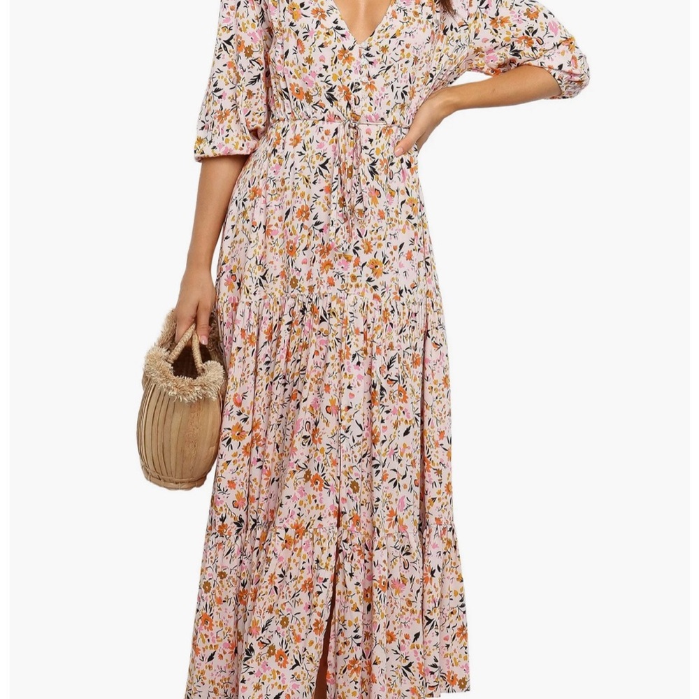 Petal & Pup Floral Midi Dress